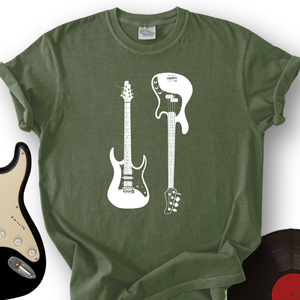 Electric and Bass Guitar T-Shirt