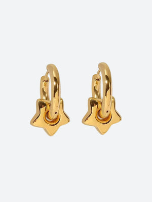 Y2K Star Heart Hoop Earrings