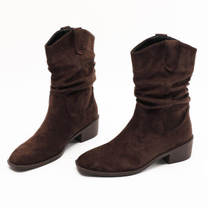 Midnight Paris Slouch Boots