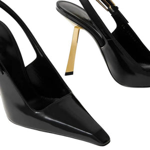 Drama Dealer Pointed Slingback Heels