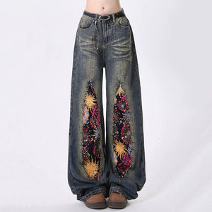 Celestial Magic Wide Leg Jeans