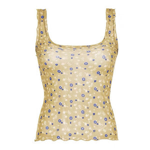 Secret Garden Mesh Tank Top
