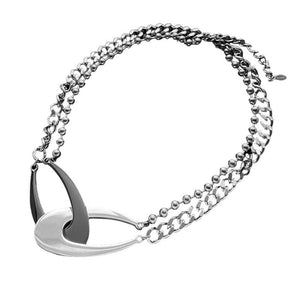 No Lesson Learned Chain Link Necklace