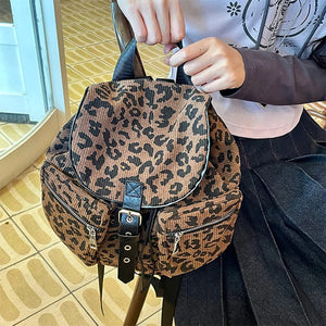Ferocious Fancy Leopard Mini Backpack