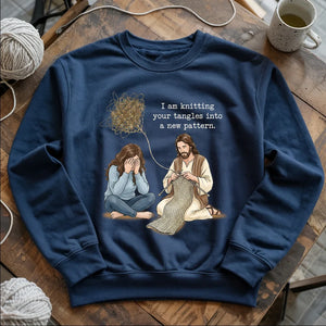 God Knitting Tangles Sweatshirt
