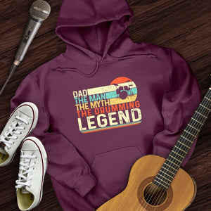 Drummer Legend Dad Hoodie