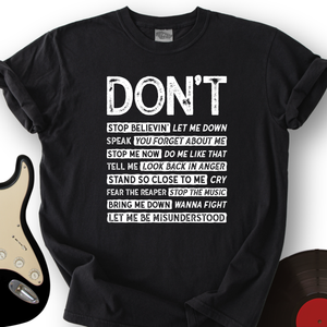 Don't T-Shirt