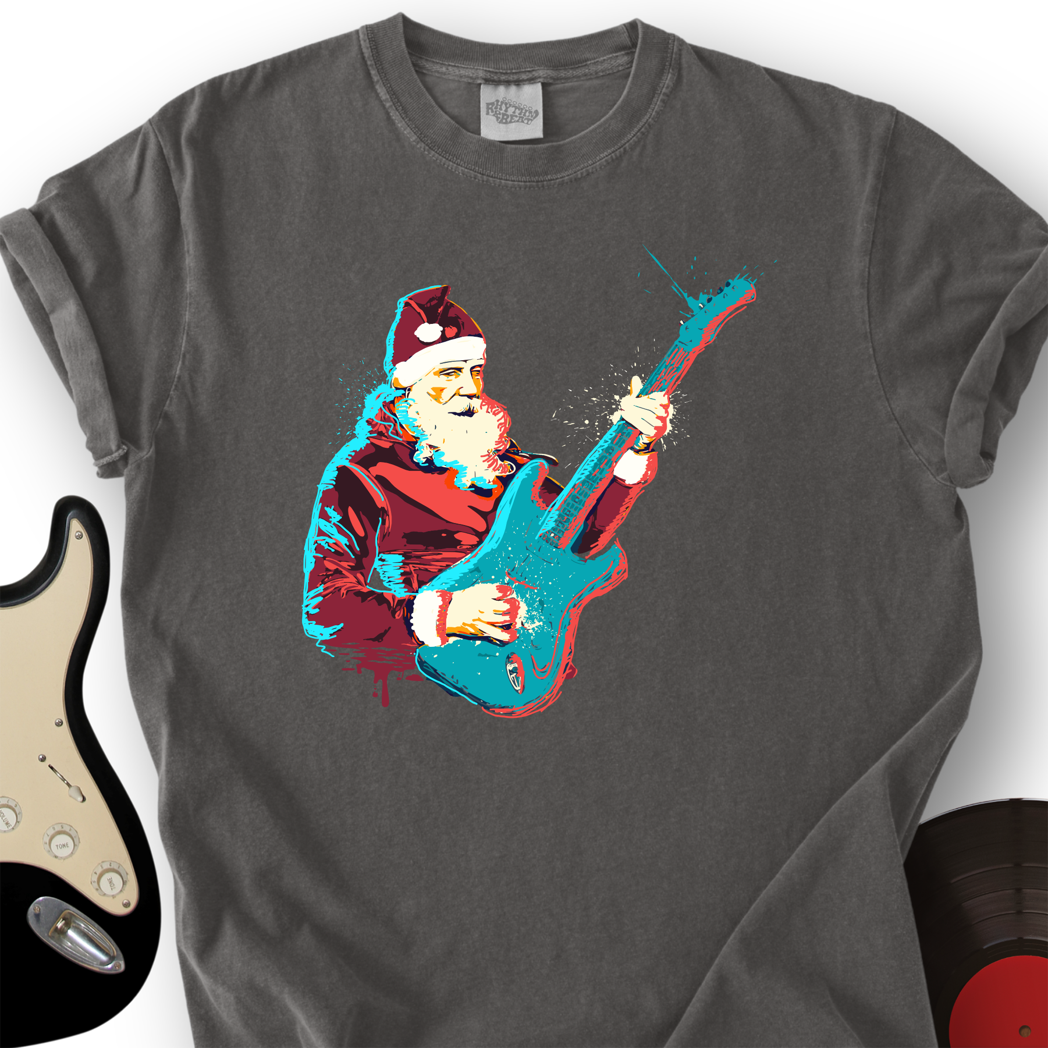Guitar Santa T-Shirt