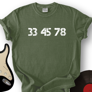 33-45-78 RPM Turntable T-Shirt