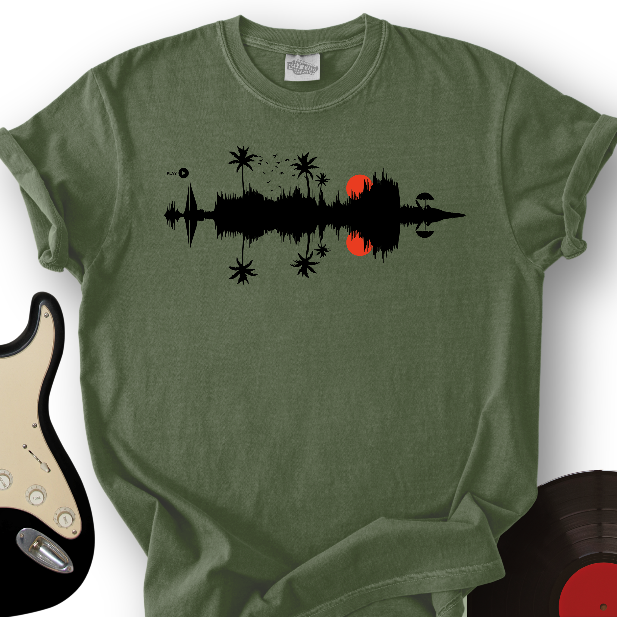 Beach Sound Waves T-Shirt