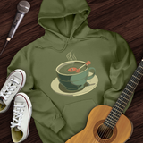 Coffee Cup Record Player Hoodie