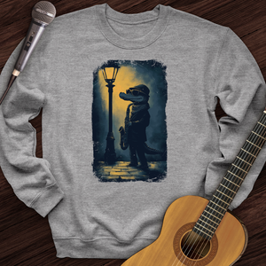 Crocodile Saxophone Crewneck