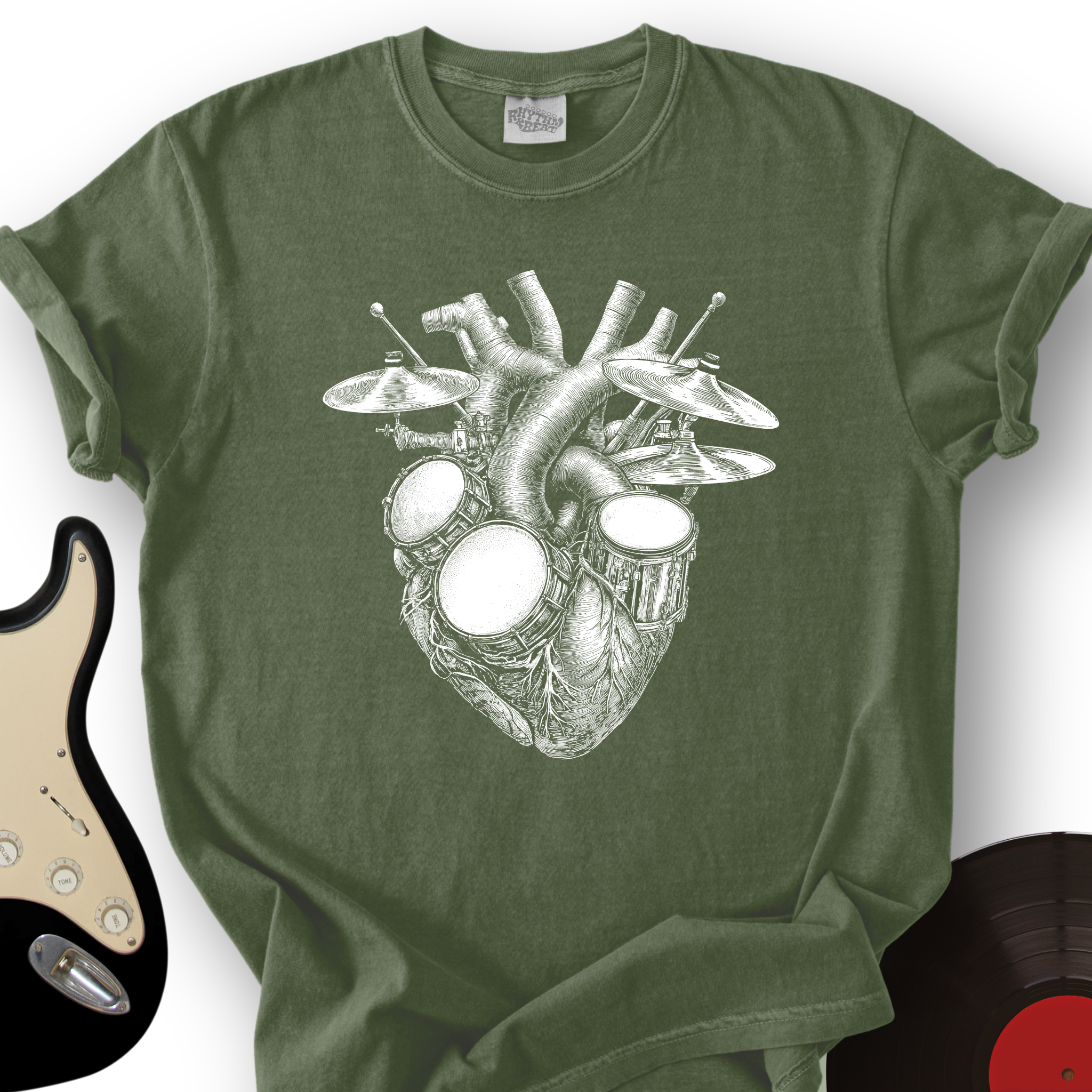 Drums Heart T-Shirt