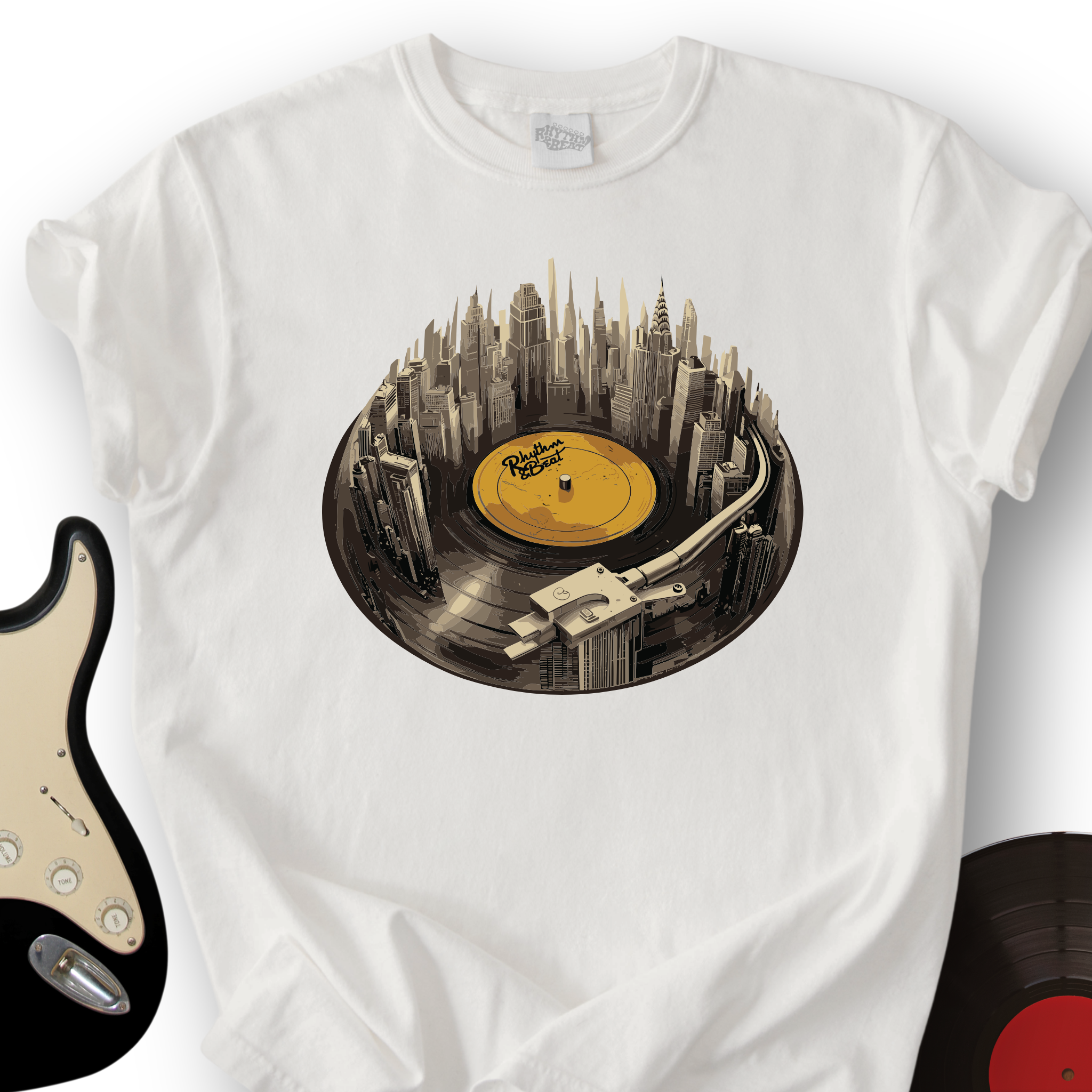 City Beats Vinyl T-Shirt