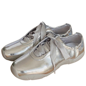 Balletcore Aesthetic Satin Bow Sneakers
