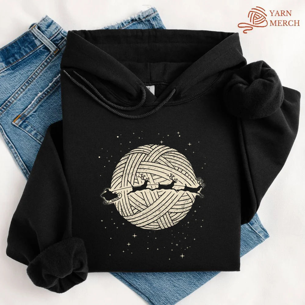 Christmas Yarn Night Hoodie