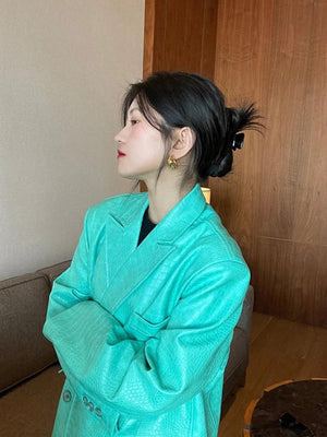 Crocodile Blazer Jacket