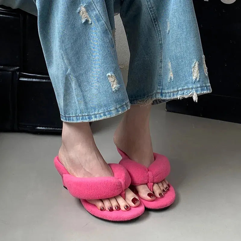 Fluffy Flip Flops