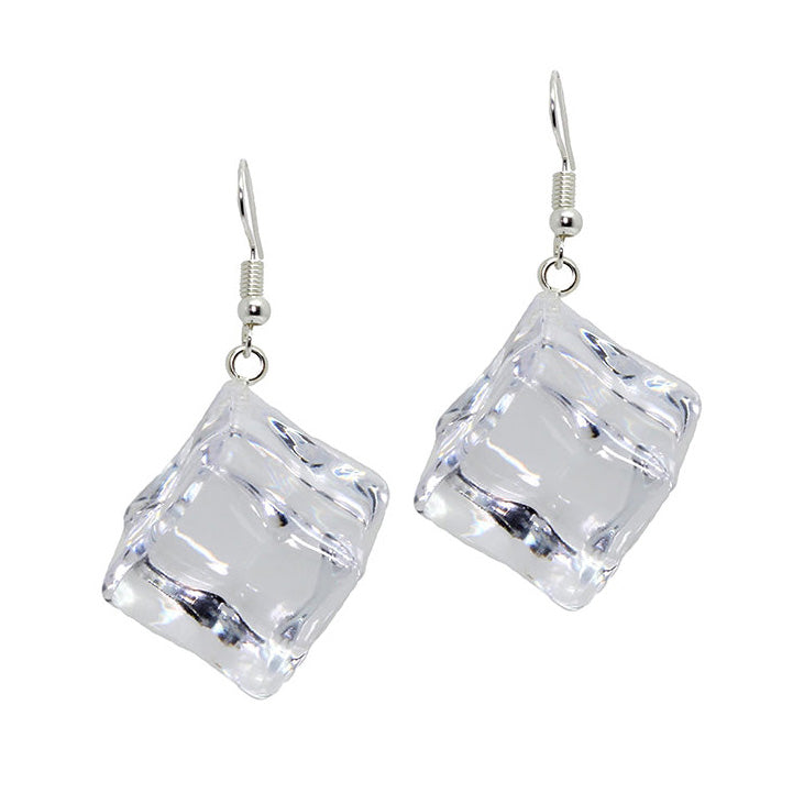 Ice Cube Drop Earrings