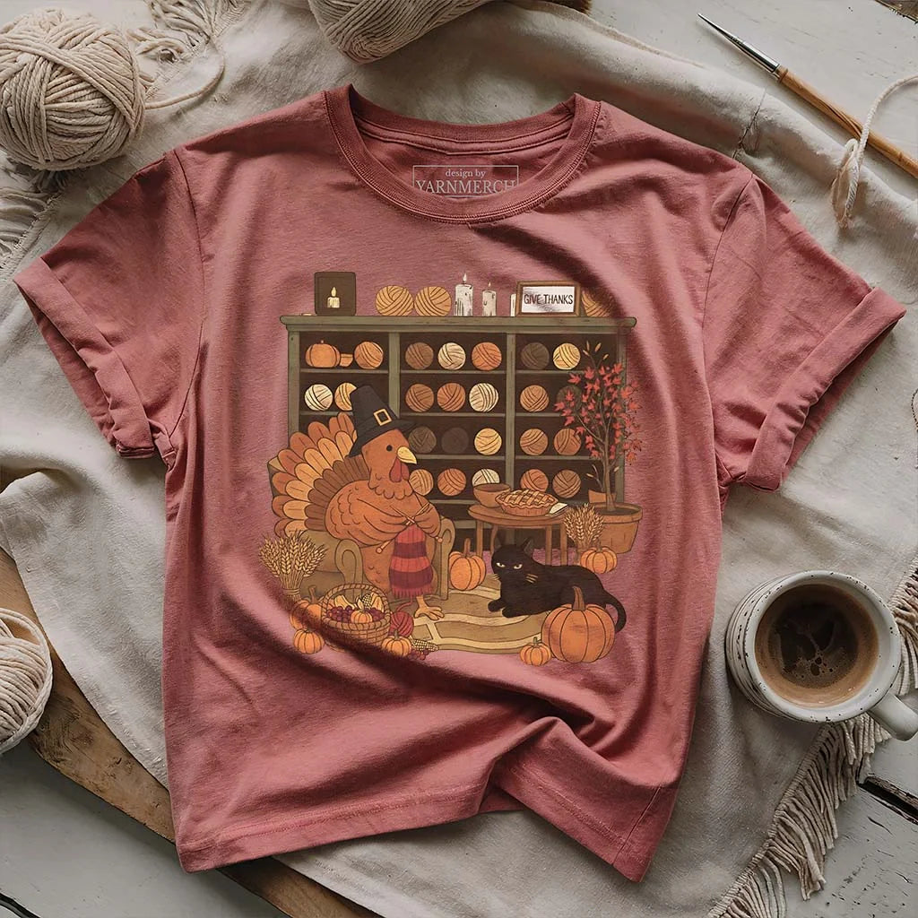 Knitting Turkey T-shirt