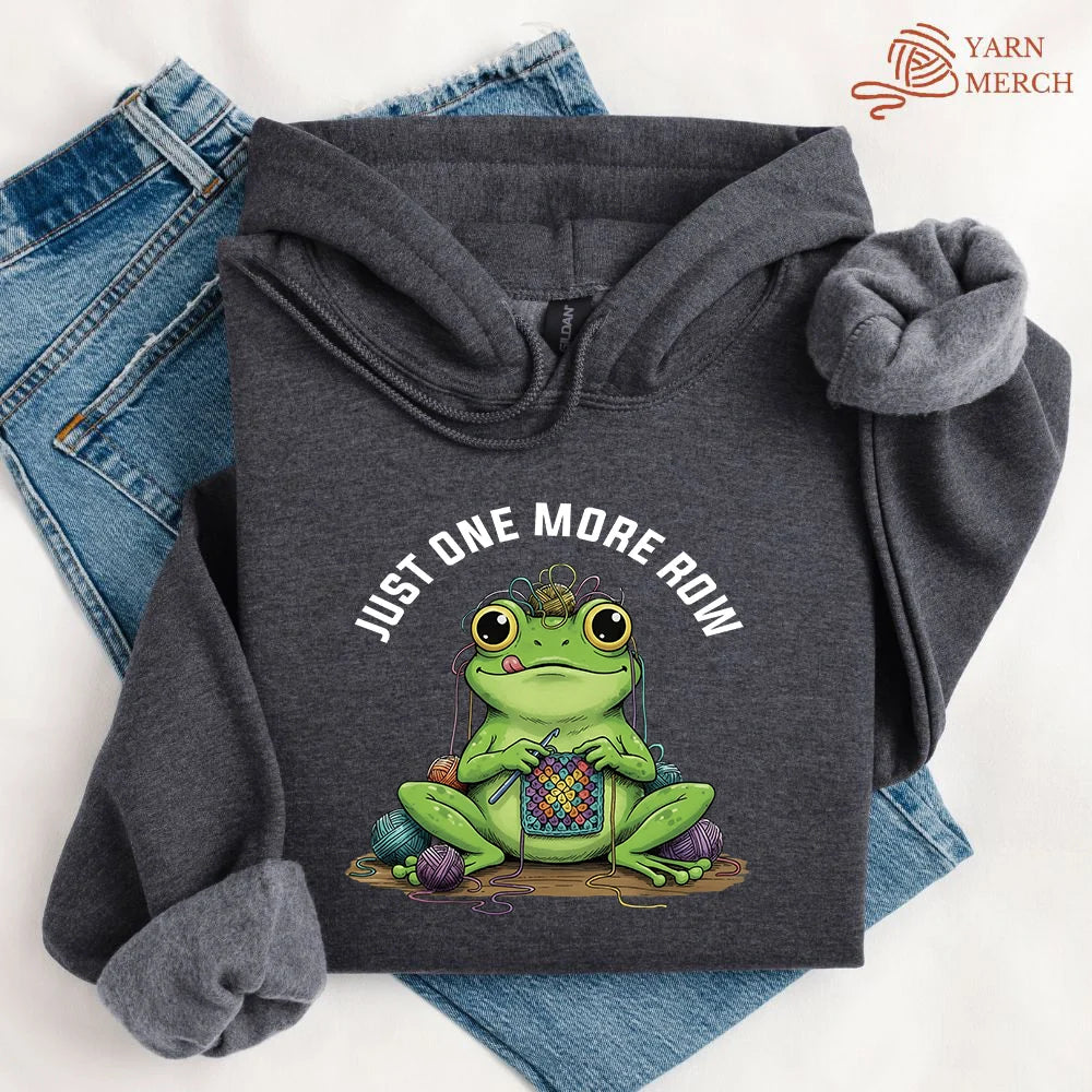 One More Row Frogging Hoodie
