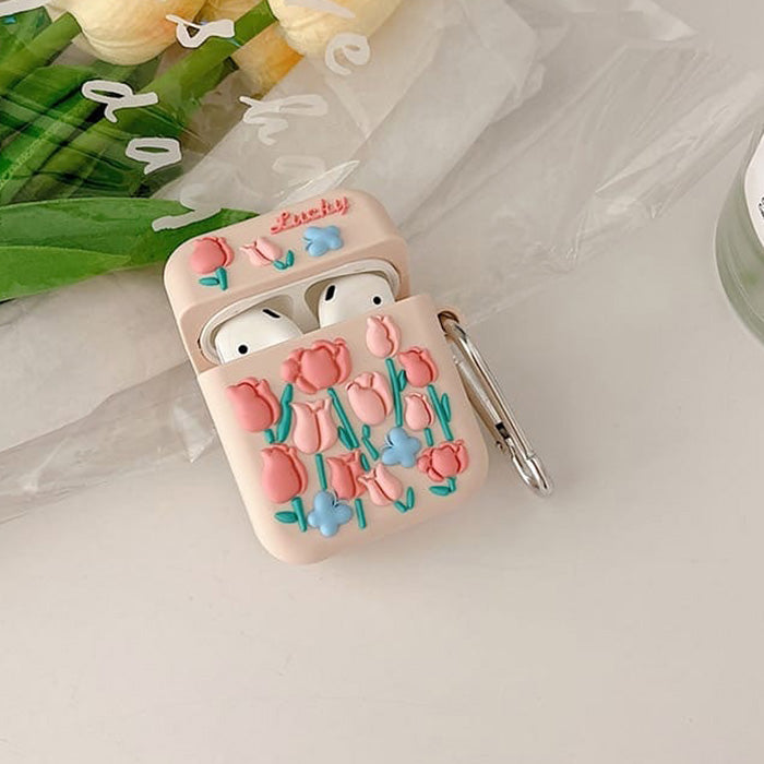 Pink Roses AirPods Case