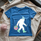 Bigfoot Lady V-neck