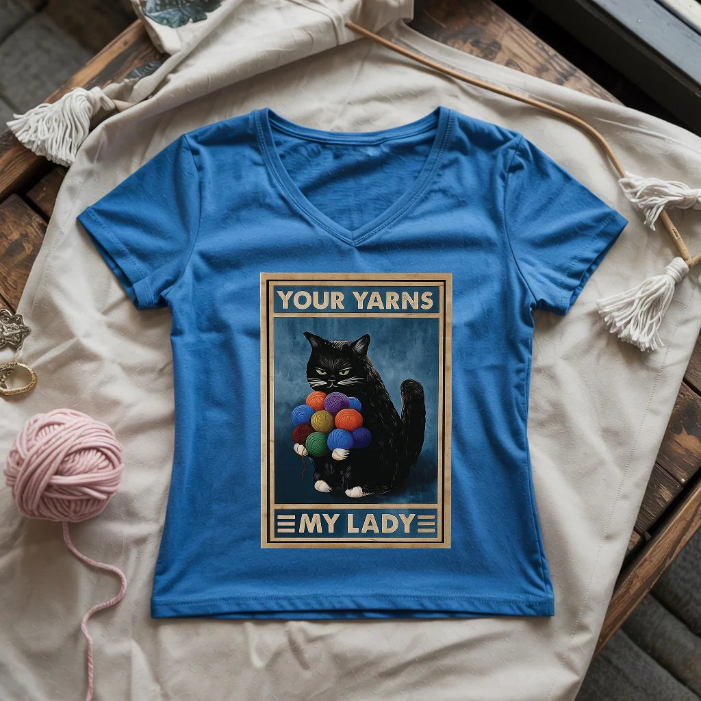 Your Yarn My Lady Lady V-neck