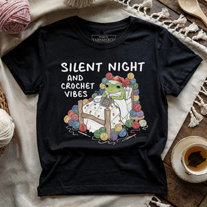 Silent Night and Crochet Vibes T-shirt