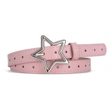 Y2K Pastel Star Buckle Belt