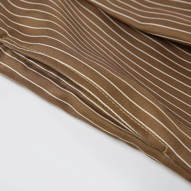 Y2K Pinstripe Baggy Pants