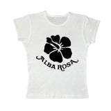 Y2K Alba Rosa Baby Tee