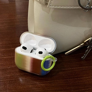 Autumn Feels Striped AirPods Case