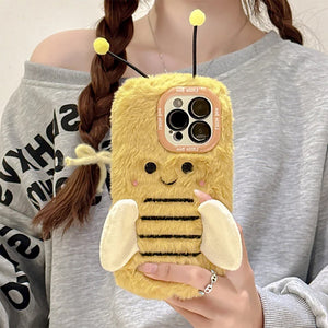 Bee Fluffy iPhone Case