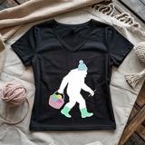 Bigfoot Lady V-neck