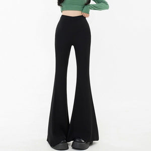 Black Flared Trousers