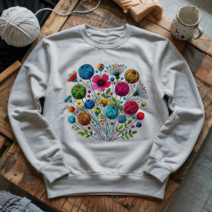 Blooming Yarn Sweatshirt