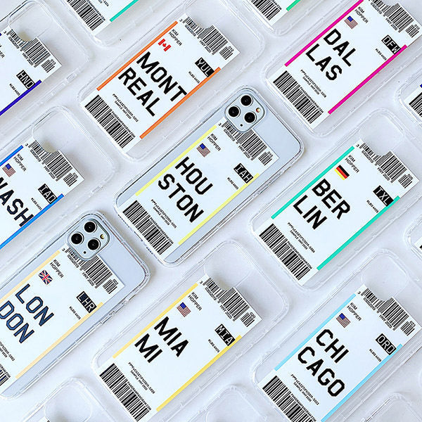 Boarding Pass IPhone Case