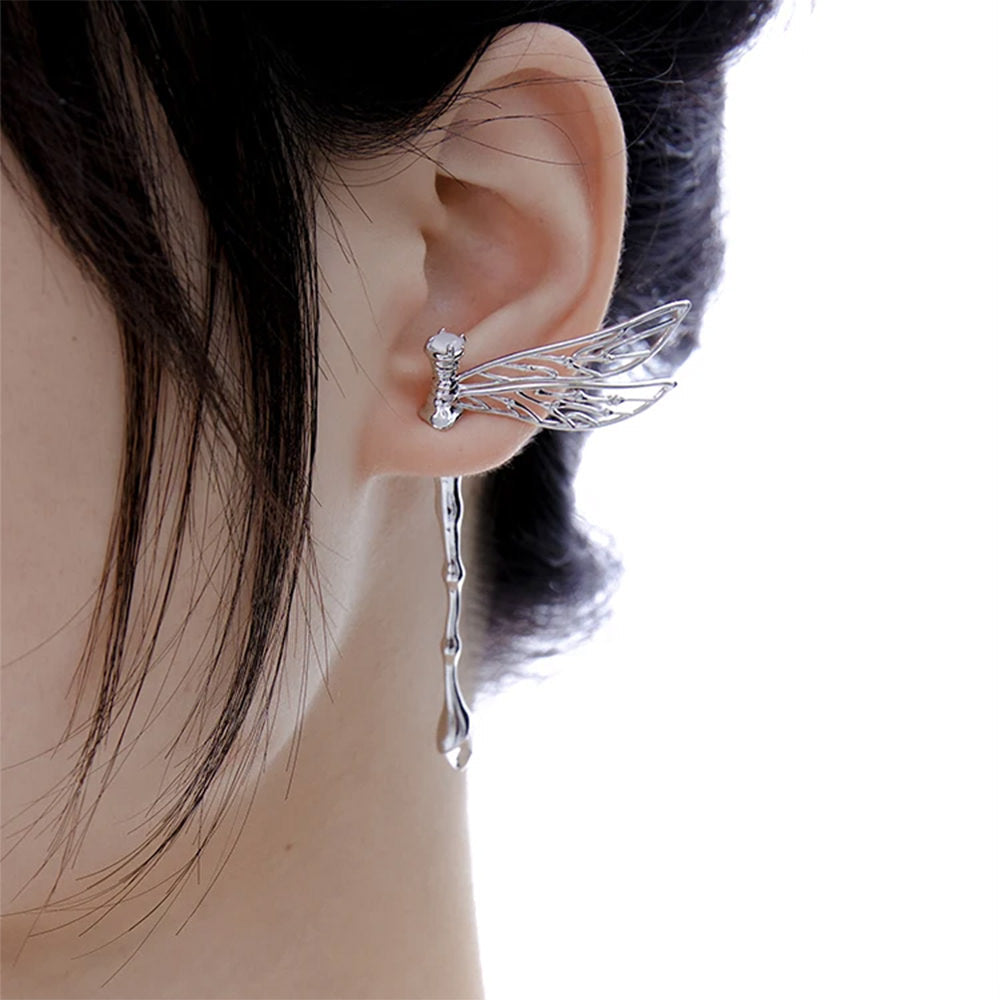 Fairycore Dragonfly Wing Earring