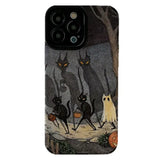 Ghost And Cat IPhone Case