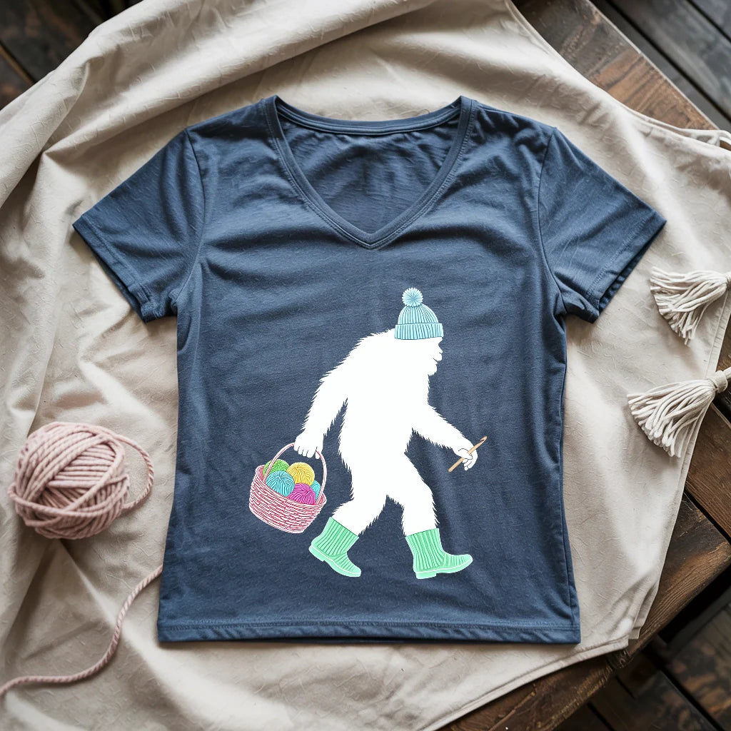 Bigfoot Lady V-neck