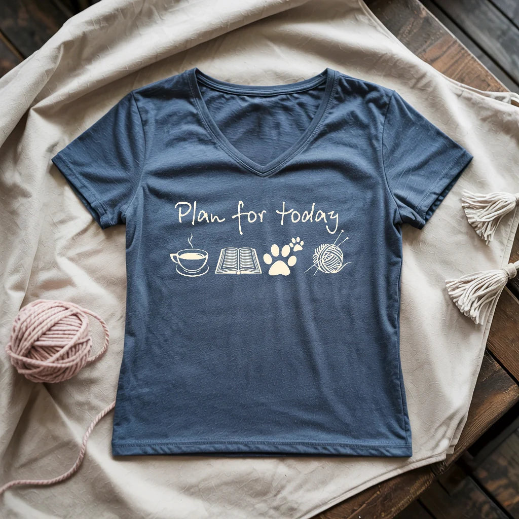 Plan For Today Lady V-neck