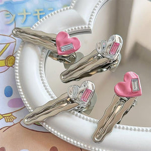 Korean Style Heart Hair Clips