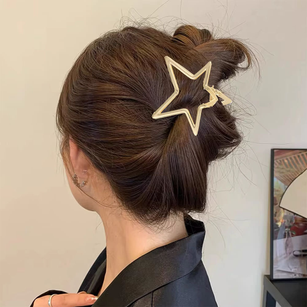 Metallic Star Hair Claw