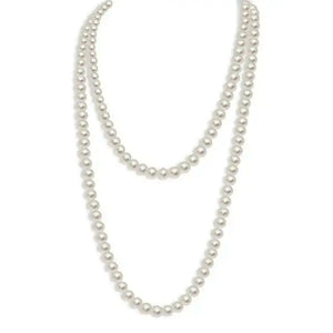 Old Money Pearl Layered Necklace