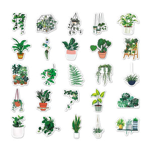 Plant Mom Aesthetic 50 pcs Sticker Pack