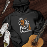 Coffee Into Music education Hoodie