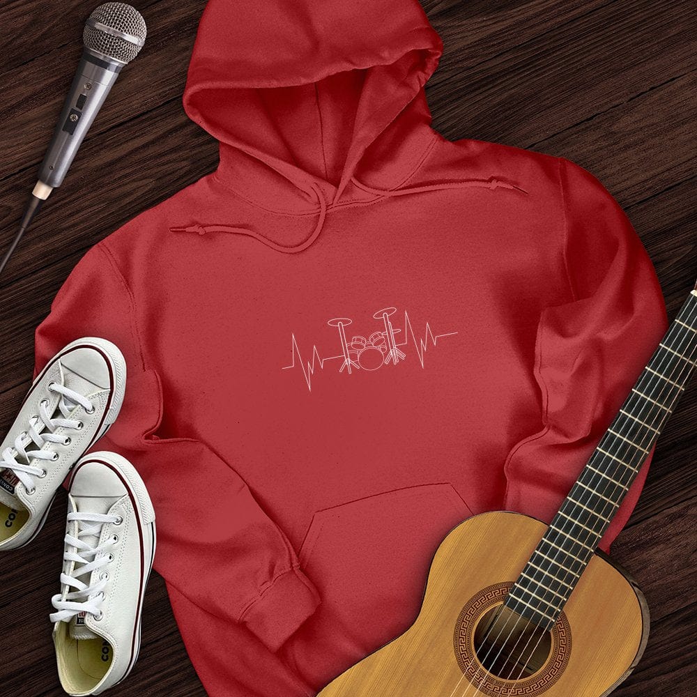 Drummer Heartbeat Hoodie