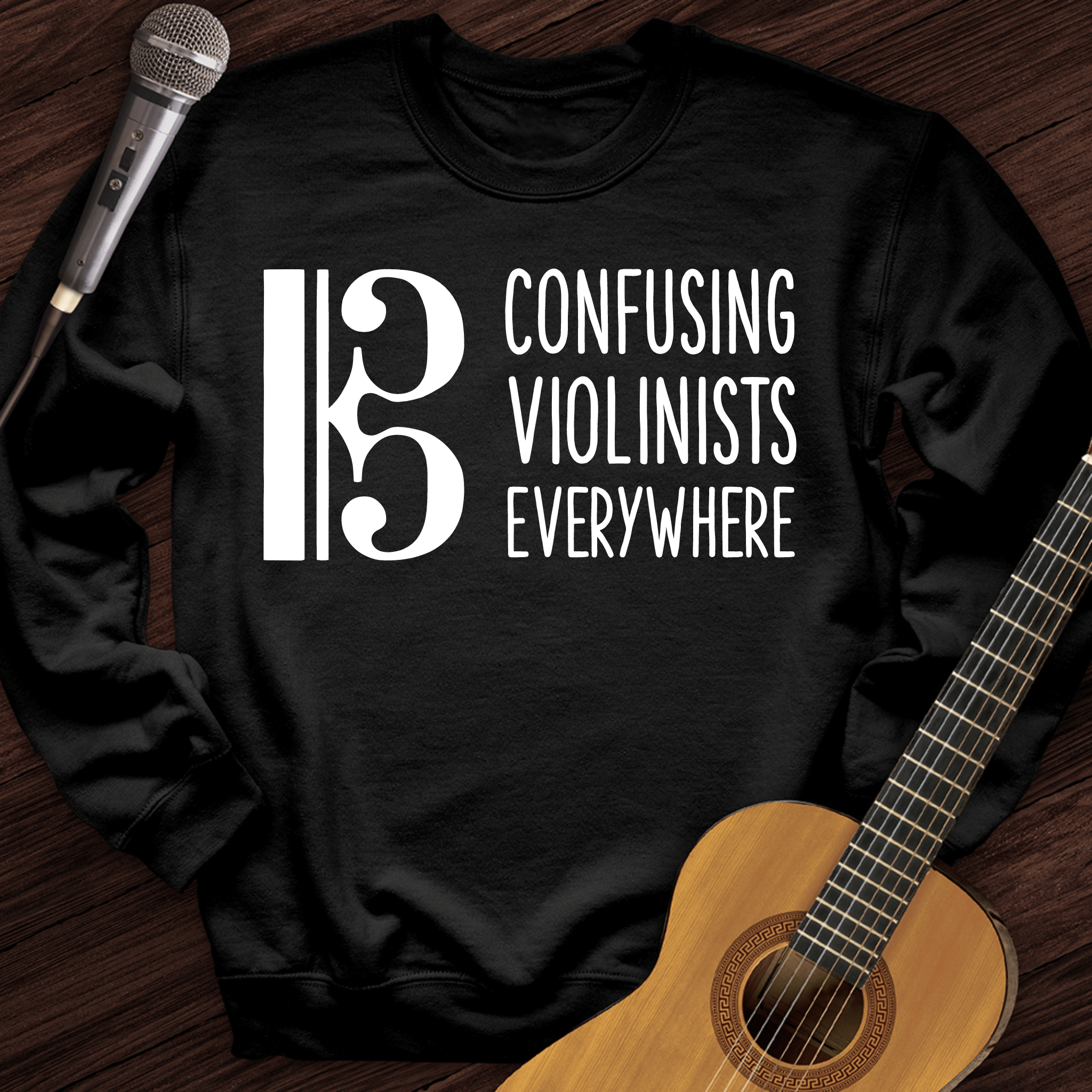 Confusing Violinists Crewneck