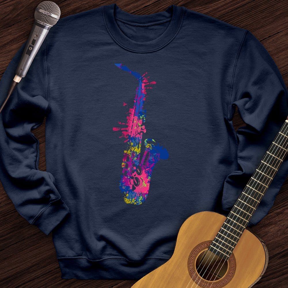 Cartoon Sax Crewneck